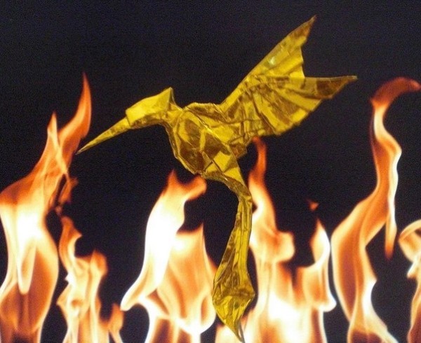 Origami Encyclopedia - Origami Mockingjay Handmade Tutorial