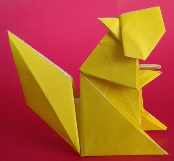 Origami Encyclopedia—Origami Video Tutorial for Origami Squirrel