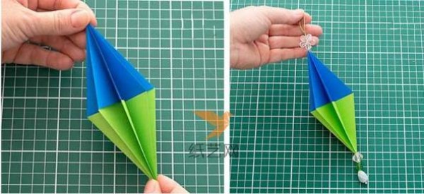 Beautiful handmade origami New Year decoration making tutorial