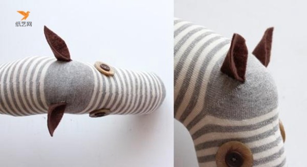 Tutorial on how to make homemade toys with pony heads made from socks