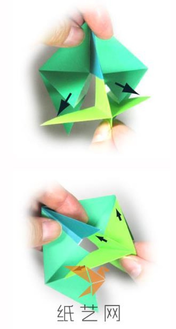 Tutorial on making a wonderfully shaped three-dimensional star origami module