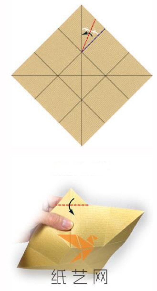 Simple origami box storage box essential tutorial for New Year storage