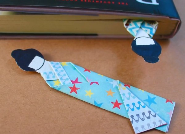 Handmade Paper Craft Kimono Doll Simple Handmade Bookmark Making Tutorial