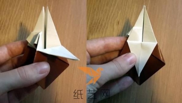 Cute handmade origami boat mandarin duck making tutorial