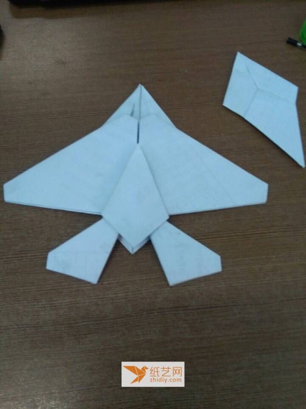 Parent-child handmade origami airplane model tutorial