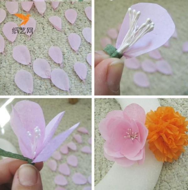 Super beautiful and fairy paper garland making tutorial illustrations