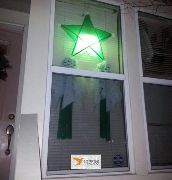 How to make three-dimensional star Christmas lights