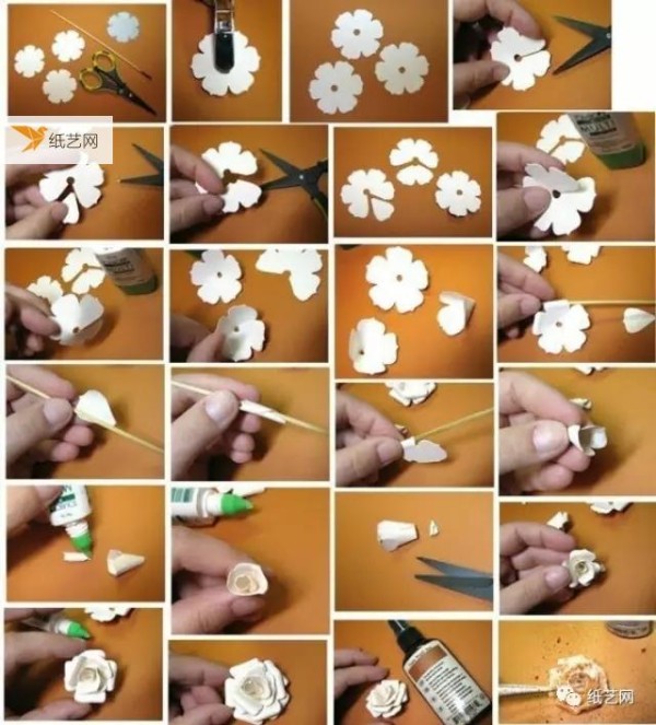 26 large paper flower tutorial templates are here!