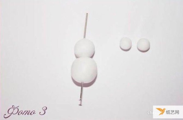 Illustrated step-by-step tutorial on how to make a personalized clay snowman pendant