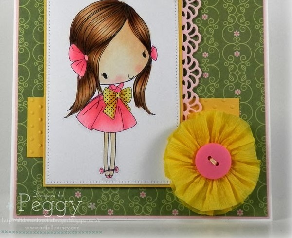 Illustrated tutorial on how to make simple crepe paper greeting cards with paper flowers.