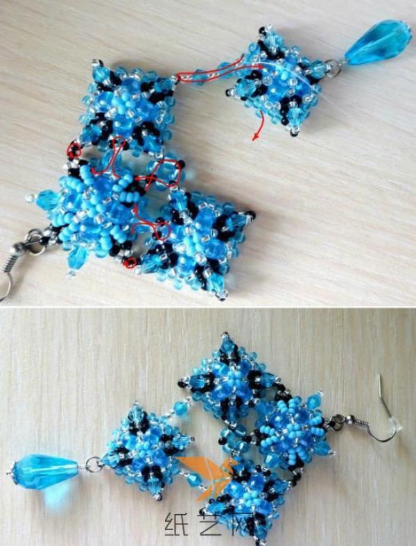 New Year Gift Gorgeous Beaded Earrings Making Tutorial