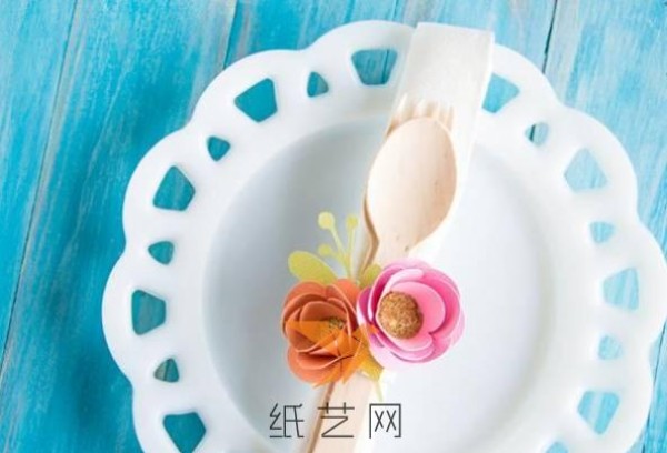 Tutorial on how to make beautiful flower tableware rings