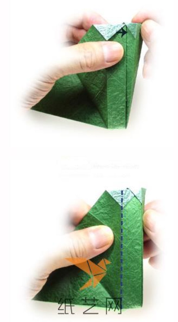 Tall origami box making tutorial