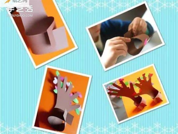 Mother’s Day gift for kindergarten—How to make a five-finger heart tree