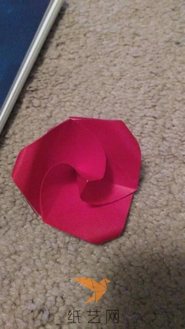 Simple Origami Rose Valentine Flower Making Tutorial