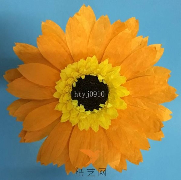 Paper Art Gerbera Flower Making Tutorial