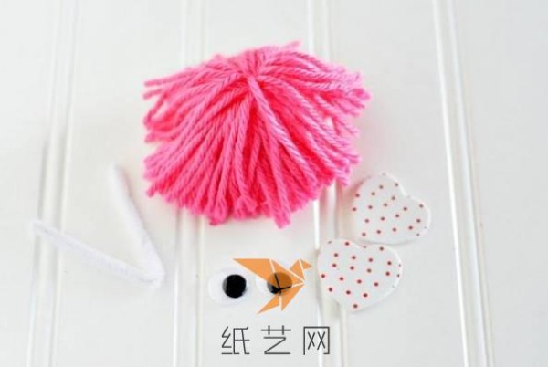 Cute little fur ball monster handmade tutorial for children