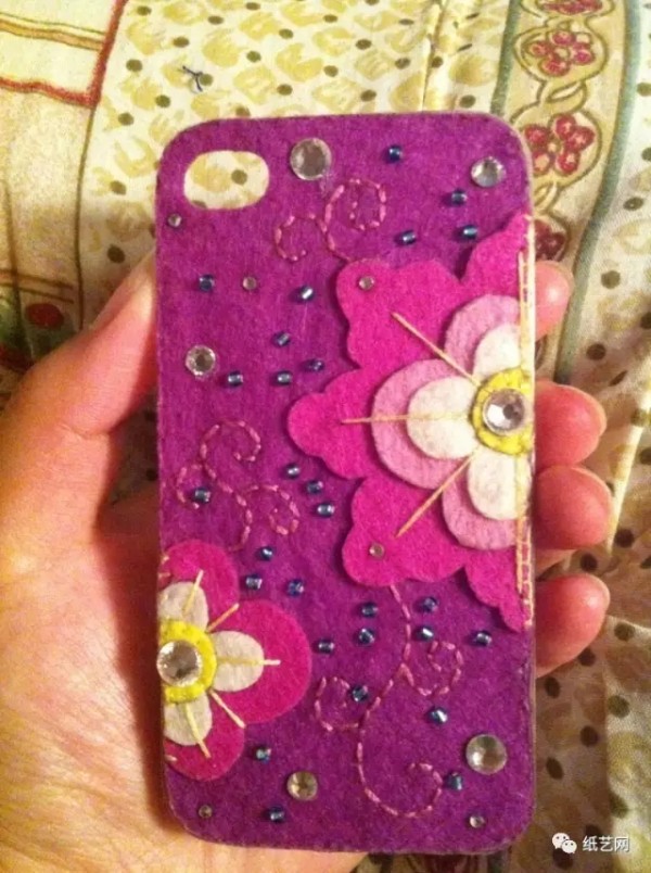 DIY mobile phone cases, non-woven, epoxy, cream glue, patch phone cases!