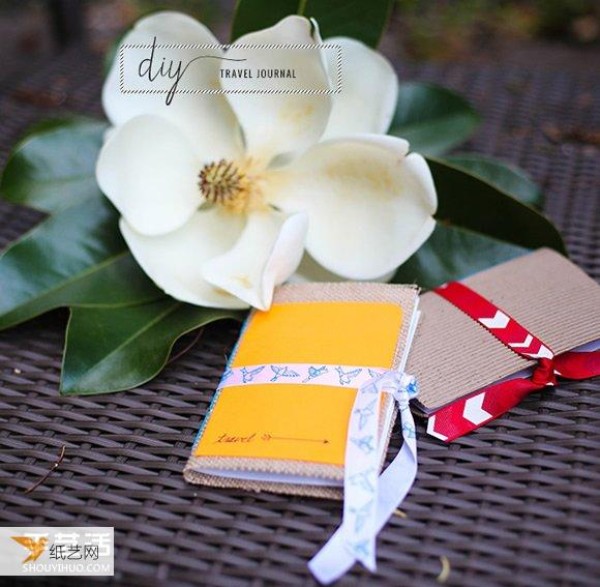 Tutorial on how to hand-make a personalized and exquisite travel diary gift