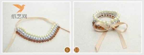 Beading tutorial Yundanfeng light beaded bracelet making tutorial