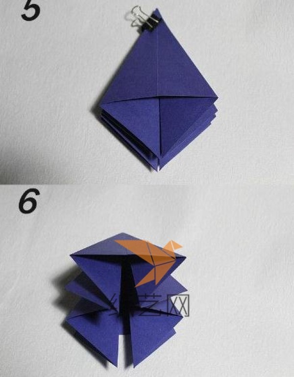 Tutorial on making a beautiful origami flower-shaped gift box