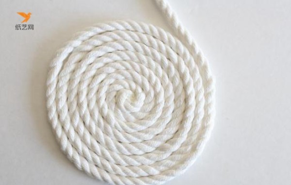 Summer little fresh woven coaster making tutorial