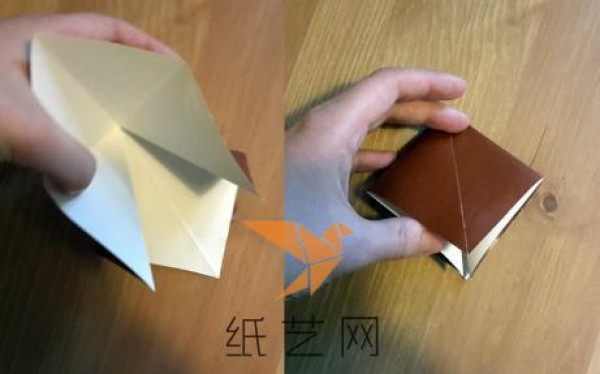 Cute handmade origami boat mandarin duck making tutorial