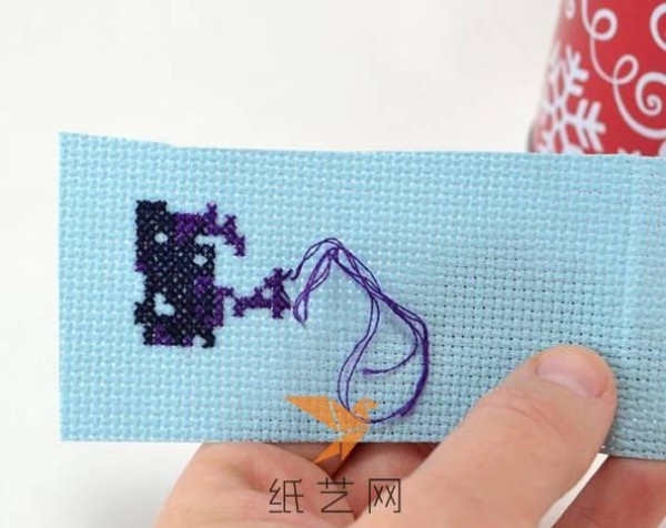 Beautiful starry sky cross stitch bracelet making tutorial