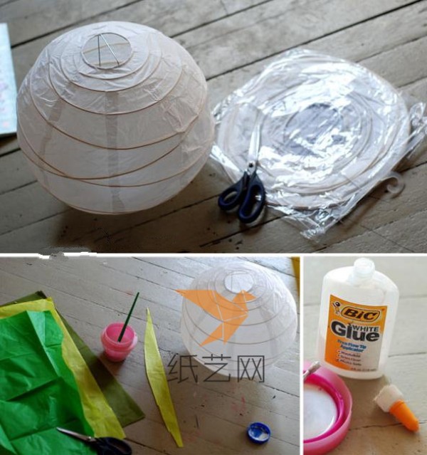 Tutorial on handmade hot air balloon pot decoration