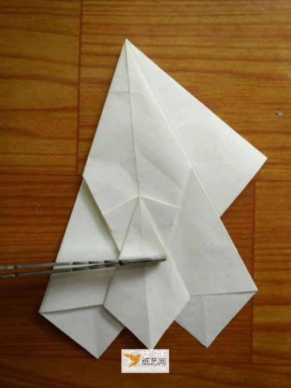 How to make a complicated rabbit using origami