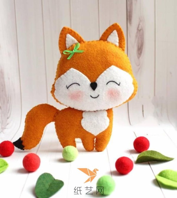 Cute Children’s Day Gift Non-woven Fox Doll Making Tutorial