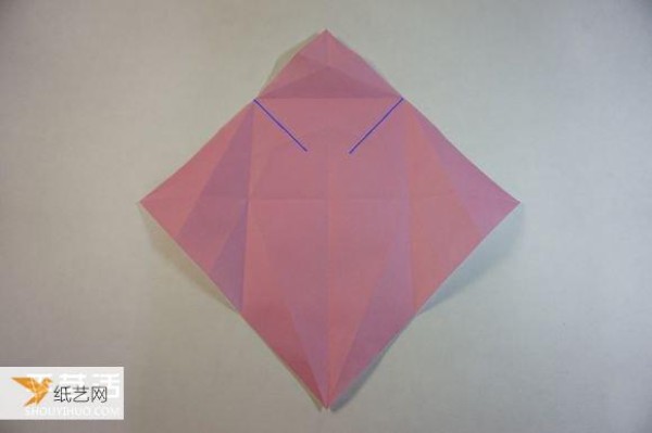 Illustrated tutorial on how to use origami to fold complex-looking girls' steps