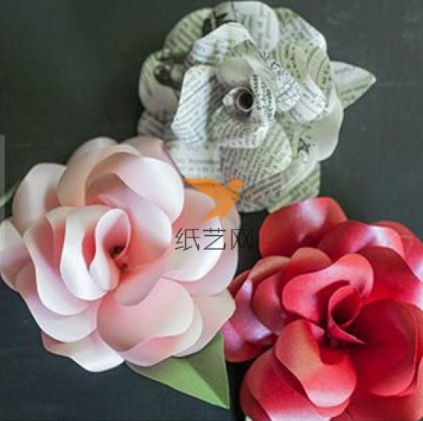 Beautiful Paper Rose Paper Art Making Tutorial