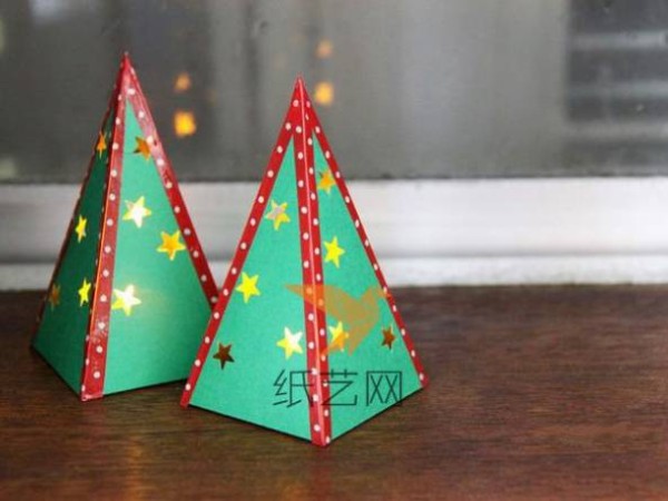 Super cute handmade paper art star Christmas candle shade DIY tutorial