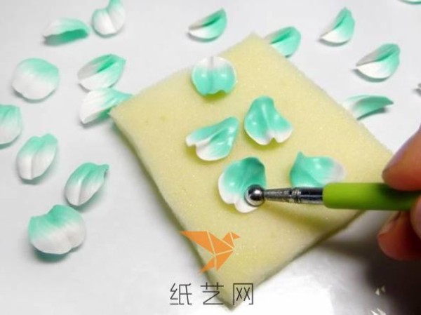 Super beautiful super light clay flower necklace making tutorial