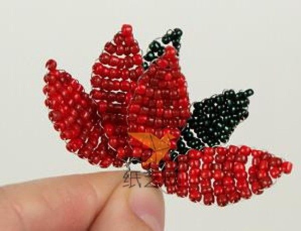 Beautiful Beaded Poinsettia Christmas Flower Christmas Gift Making Tutorial