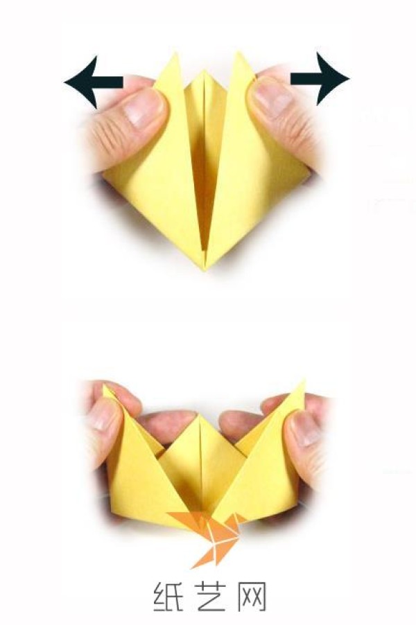 Tutorial on making origami boats for children during the Mid-Autumn Festival