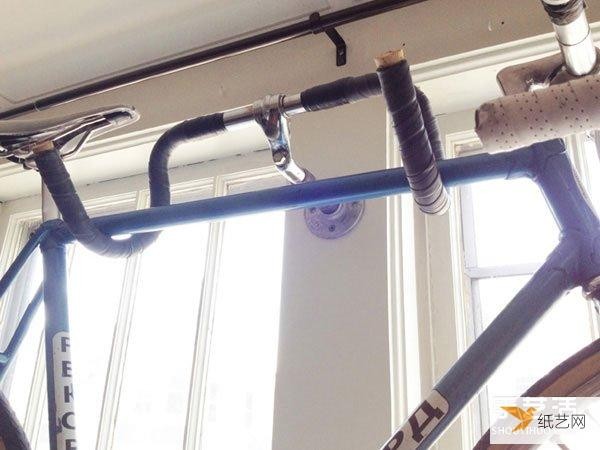 Illustrated tutorial on how to make your own handmade bicycle rack