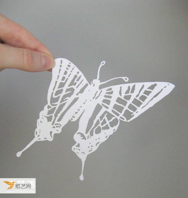 It’s not just a hobby, it’s a job. The exquisite paper-cut works made by Sam