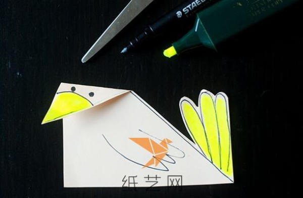 Simple and cute handmade paper bird making tutorial for children