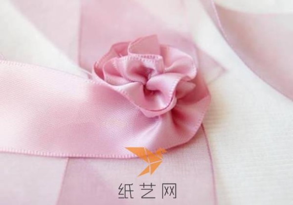 Fabric princess style ribbon flower headband childrens day gift