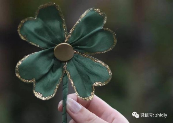 Fabric Lucky Four Leaf Clover Illustrated Tutorial