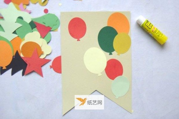 Tutorial on how to make homemade kindergarten classroom colorful flags