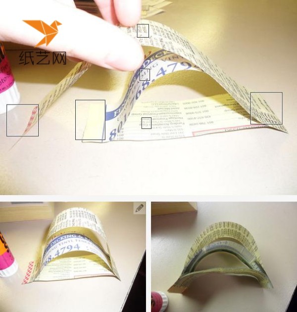 Tutorial on how to make romantic heart-shaped decorations by using old books and newspapers from waste