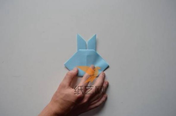 Cute origami rabbit handmade tutorial for children