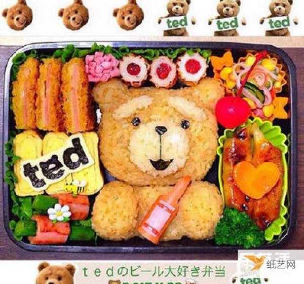 Pictures of Japanese love cartoon bento character patterns