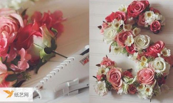 Tutorial on how to make handmade personalized photo frames and floral decorations