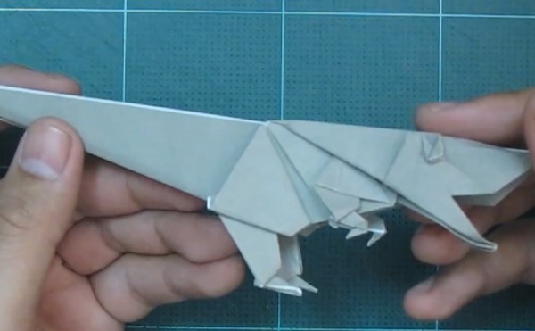 Easy Origami Tyrannosaurus Rex Handmade Tutorial