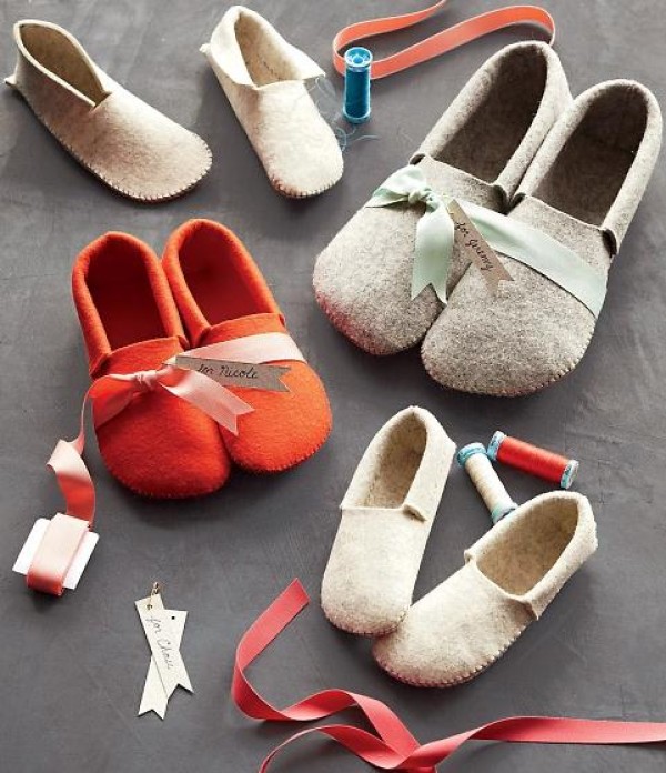 Super easy tutorial for making wool felt shoes