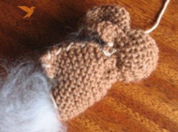 Wool knitting tutorial Tutorial on making a warm velvet bunny knitted with wool